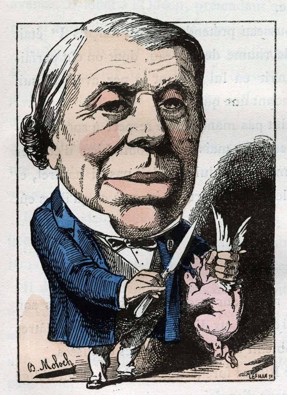 Portret van Philippe Ricord (1800-1889), Franse chirurg in 