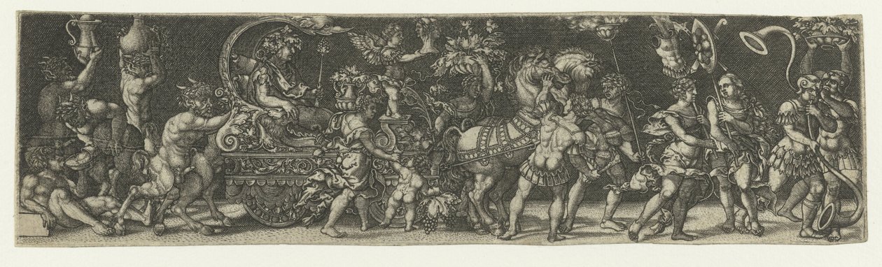 Triomf van Bacchus door Monogrammist AC