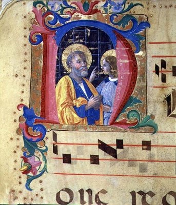 Ms 543 Geïllustreerde initiaal 
