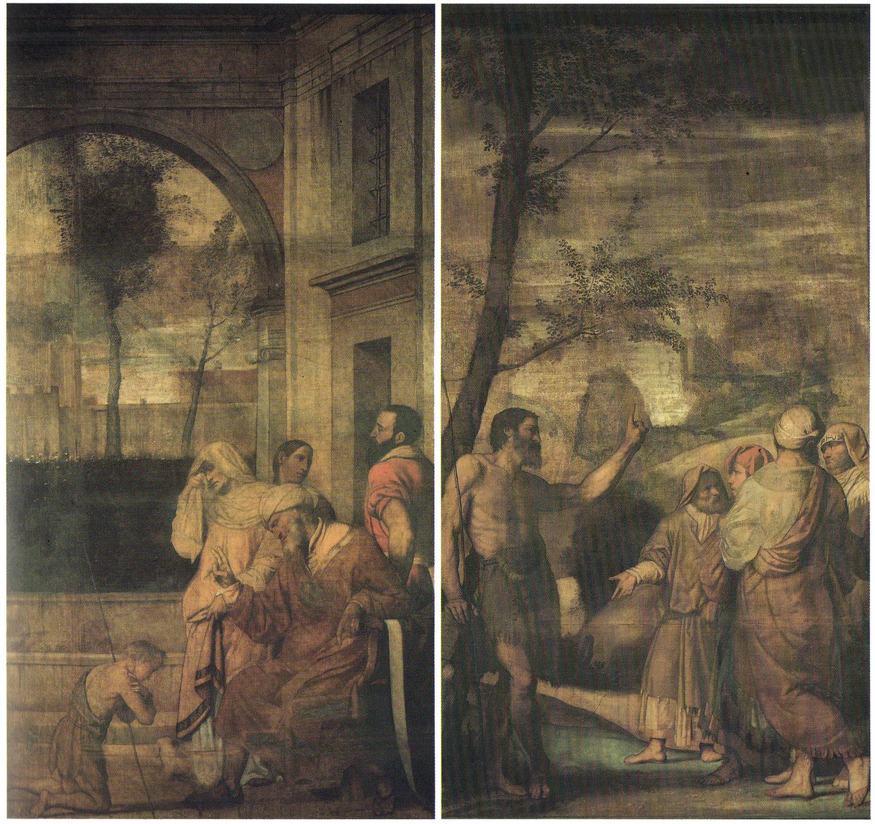 Kerk van St John de Evangelist Orgelkast door Moretto da Brescia