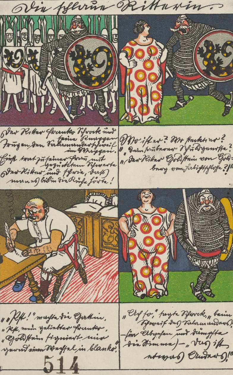 De Slimme Ridderin, 1911 door Moritz Jung
