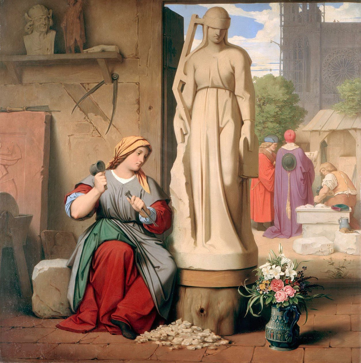 Sabina von Steinbach, 1844 door Moritz Ludwig von Schwind