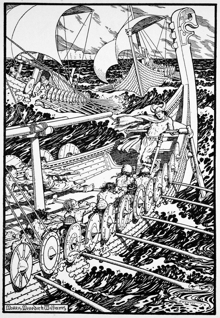 De komst van de Noormannen door Morris Meredith Williams