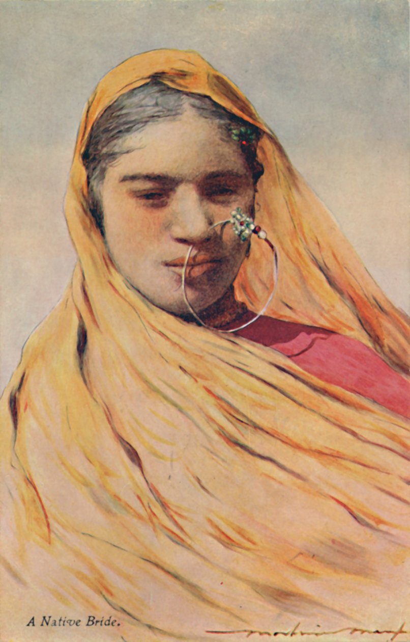 Een inheemse bruid door Mortimer L Menpes