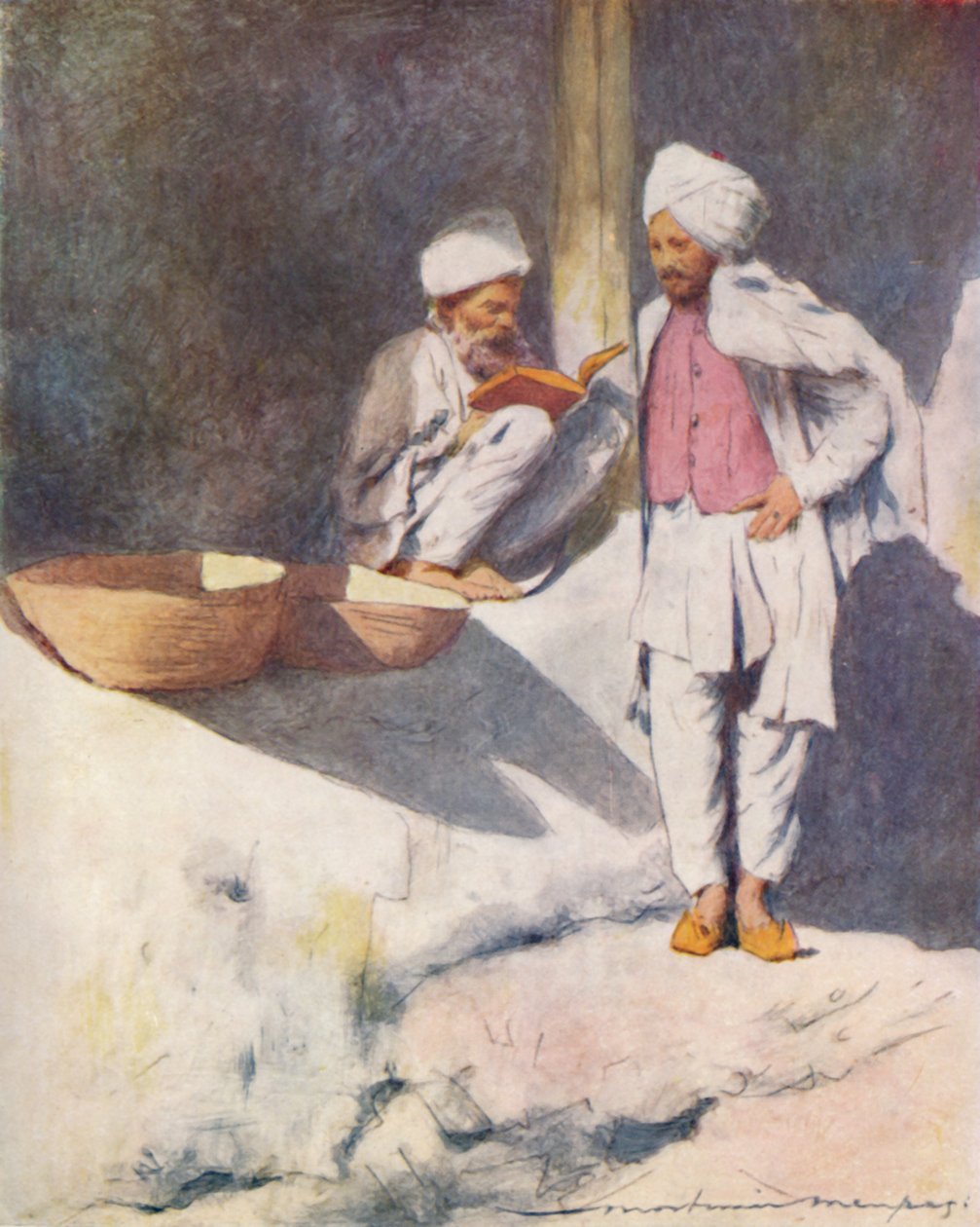 Een Geleerde Man uit Peshawur, 1905 door Mortimer Ludington Menpes