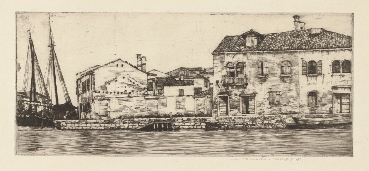 Giudecca door Mortimer Menpes