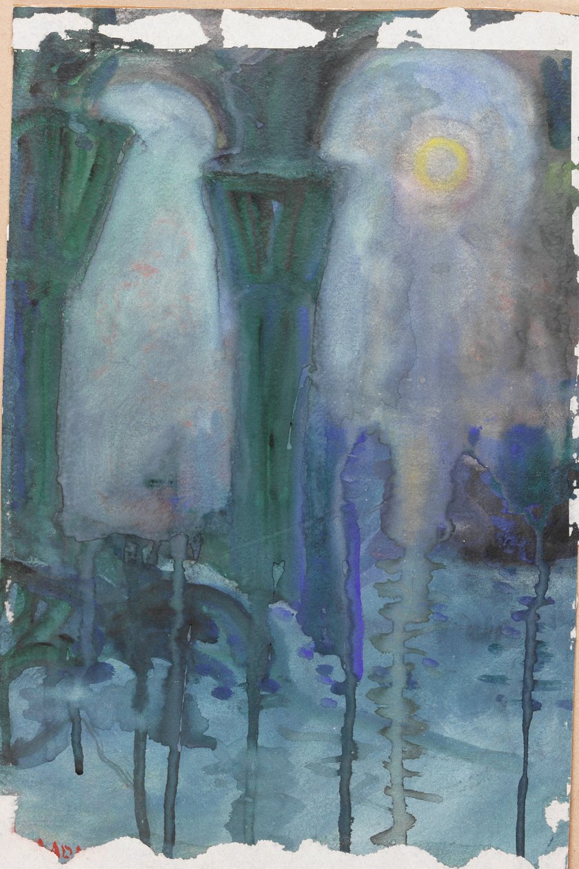 Nachtreflecties, Venetië door Moses J. Adams