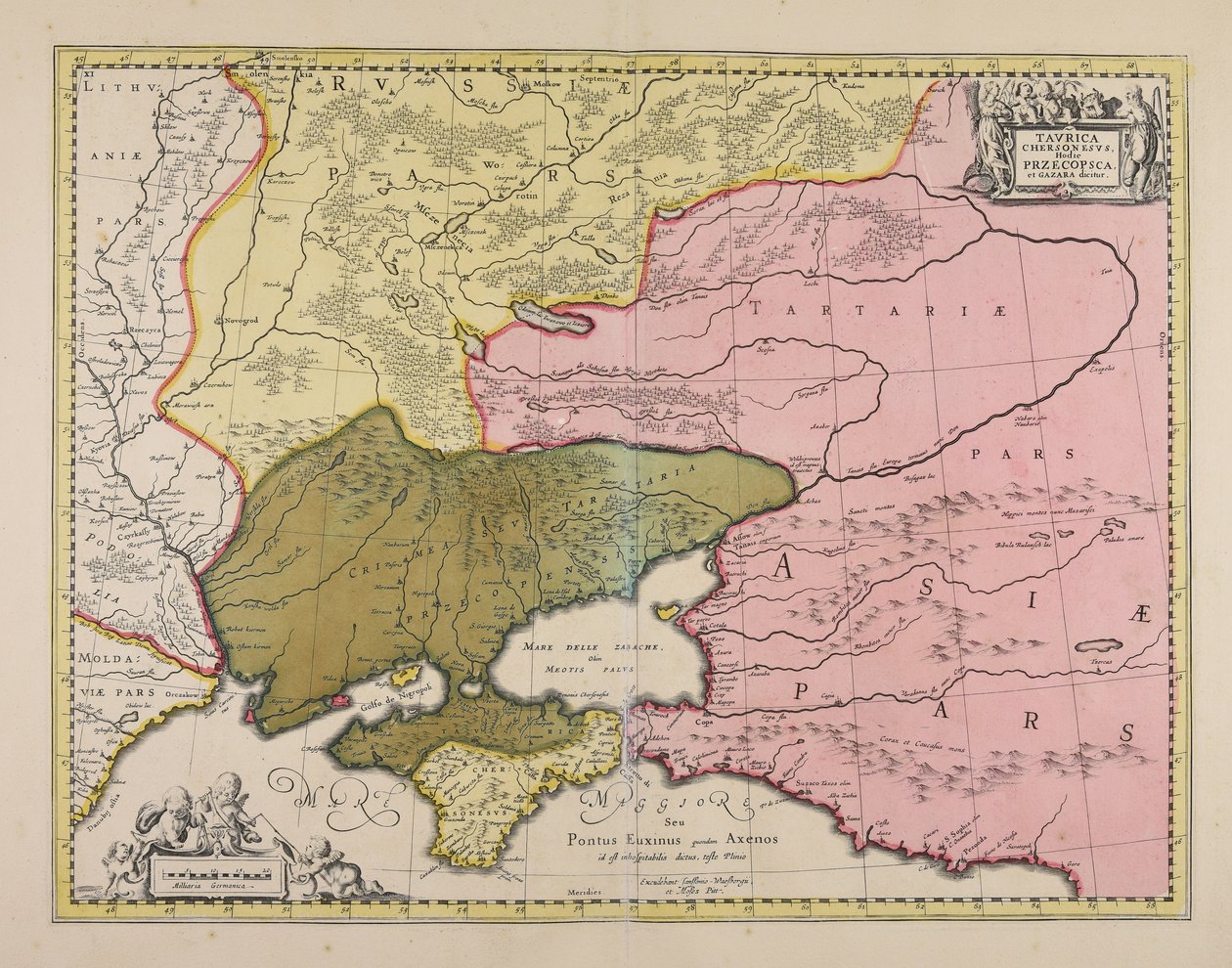 Taurica Chersonesus hodie Przecopsca et Gazara dicitur door Moses Pitt