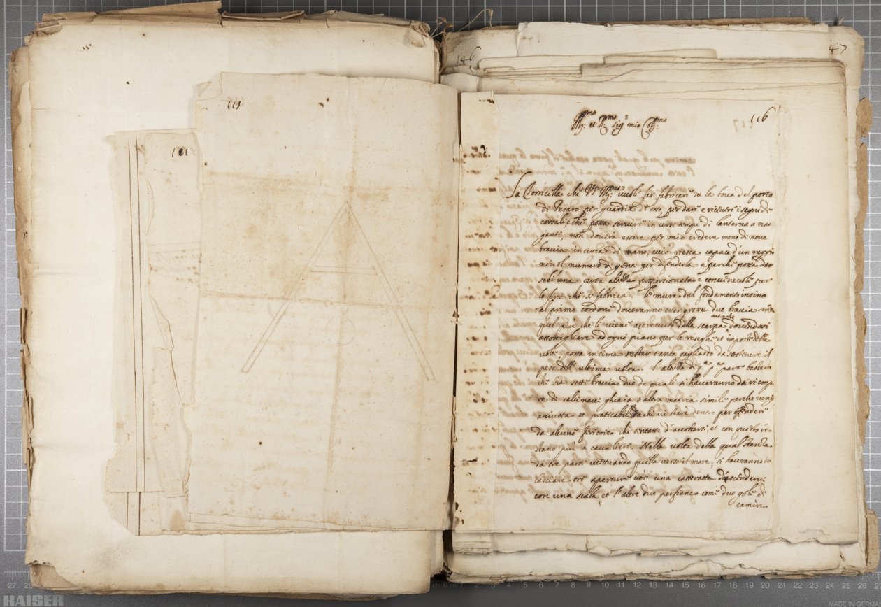 Portfolio van tekeningen door Mutio Oddi van Urbino en anderen, p116, ca. 1635-40 door Muzio Oddi