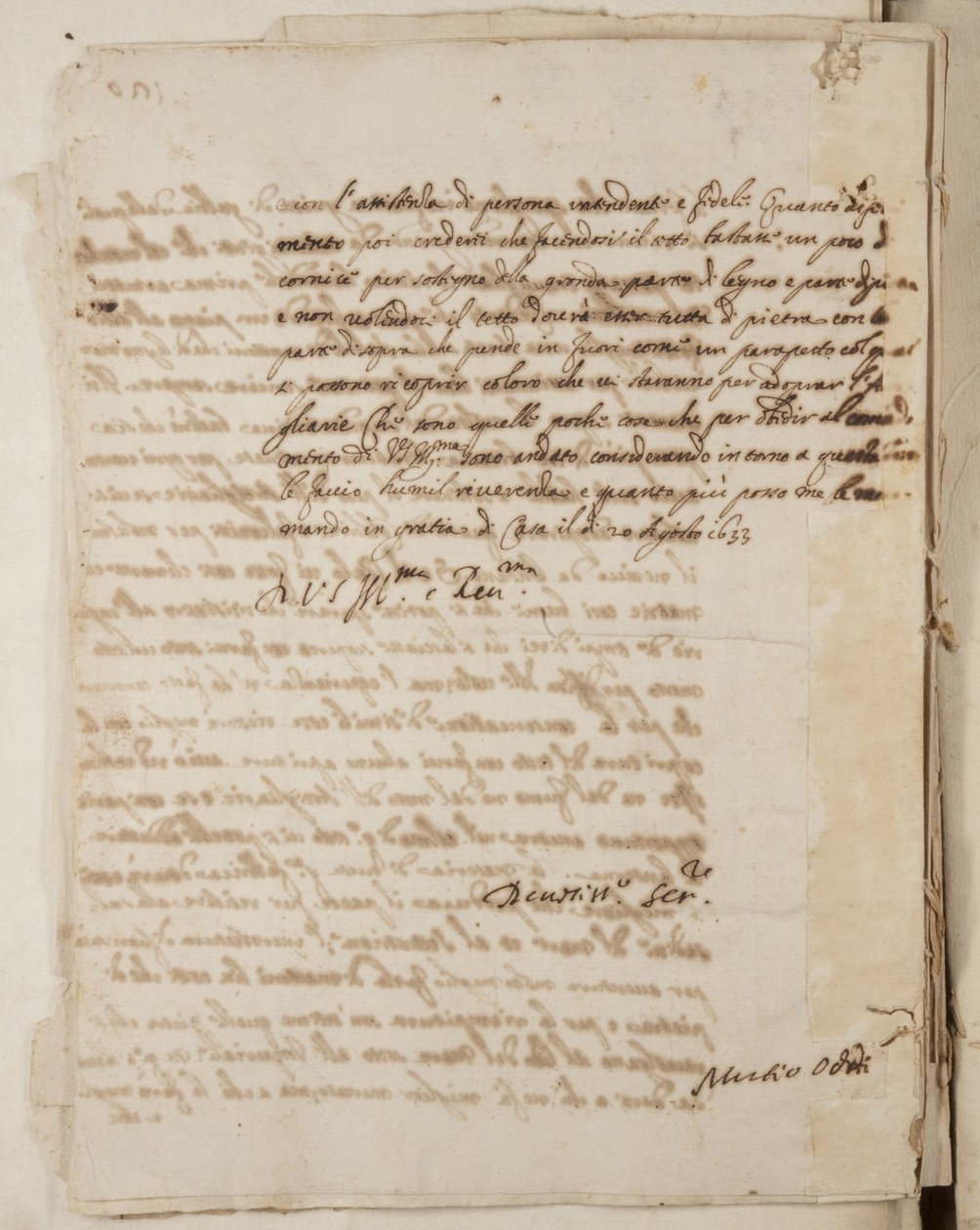 Portfolio van tekeningen door Mutio Oddi van Urbino en anderen, p120, ca. 1635-40 door Muzio Oddi