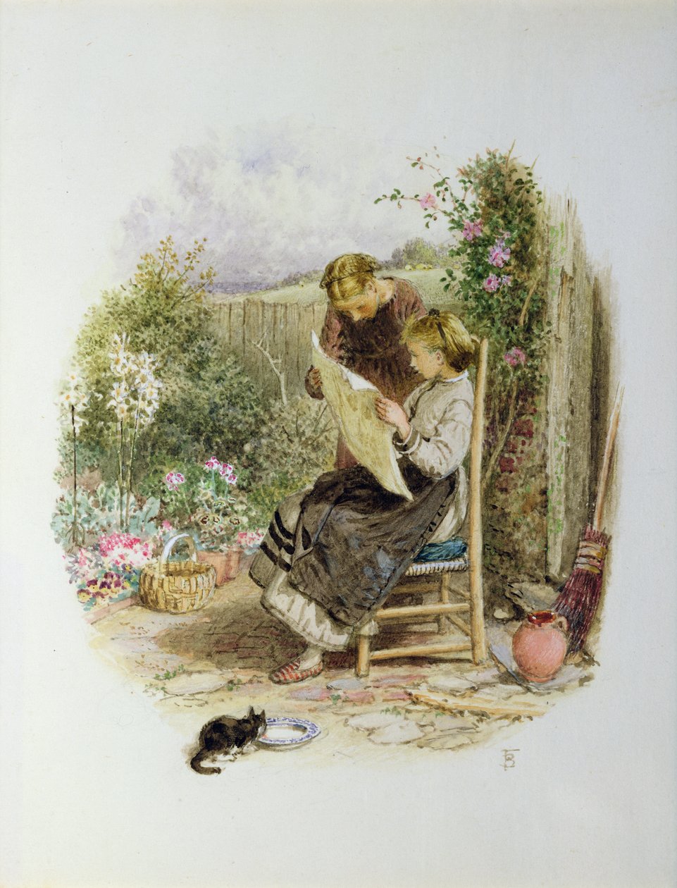 Ochtendnieuws door Myles Birket Foster