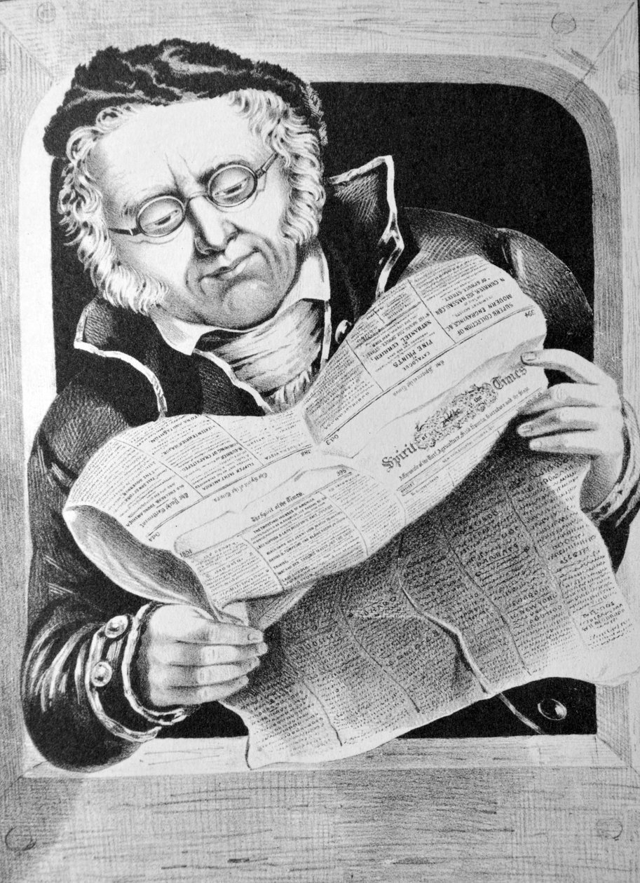 Illustratie van Currier & Ives 19e Eeuw. Binnenkijken door N. and Ives, J.M. Currier