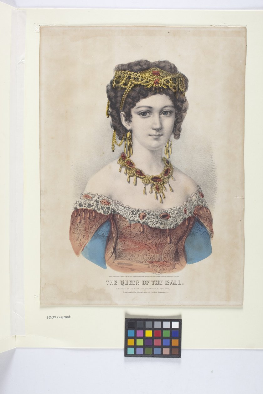 De Koningin Van Het Bal door N. and Ives J.M. (1824 95) Currier