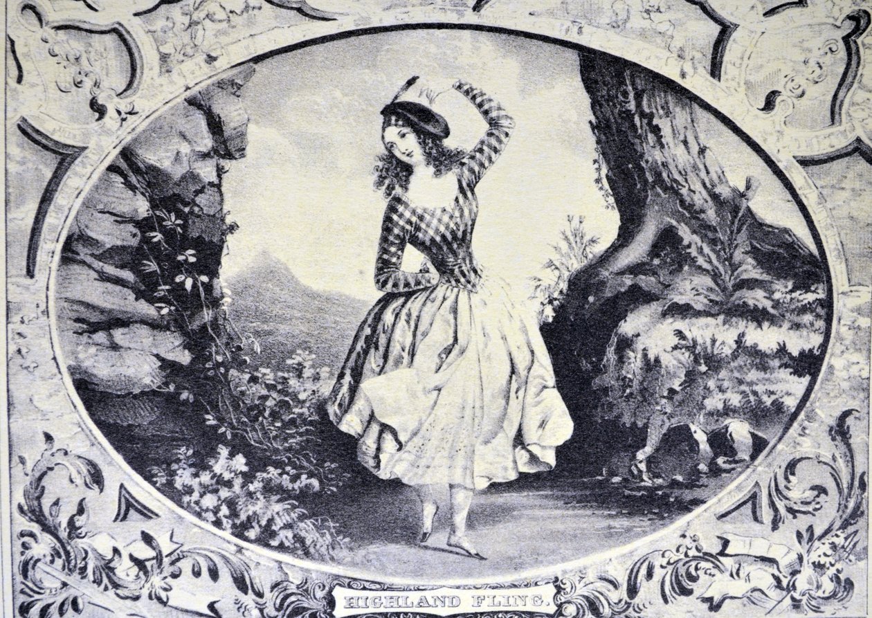 Highland Fling door N. and Ives, J.M. Currier