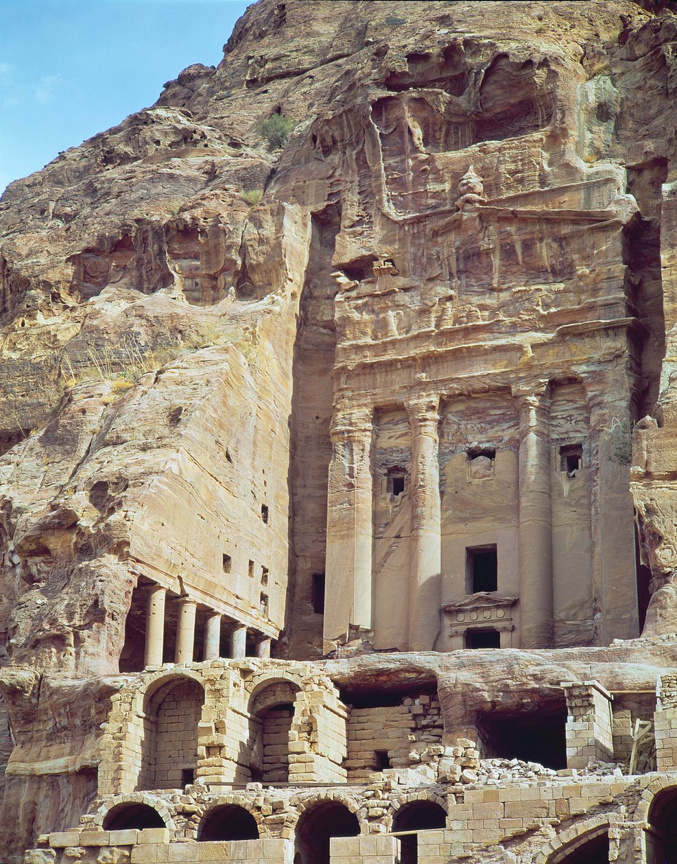 Uitzicht op het Urn Graf door Nabatean