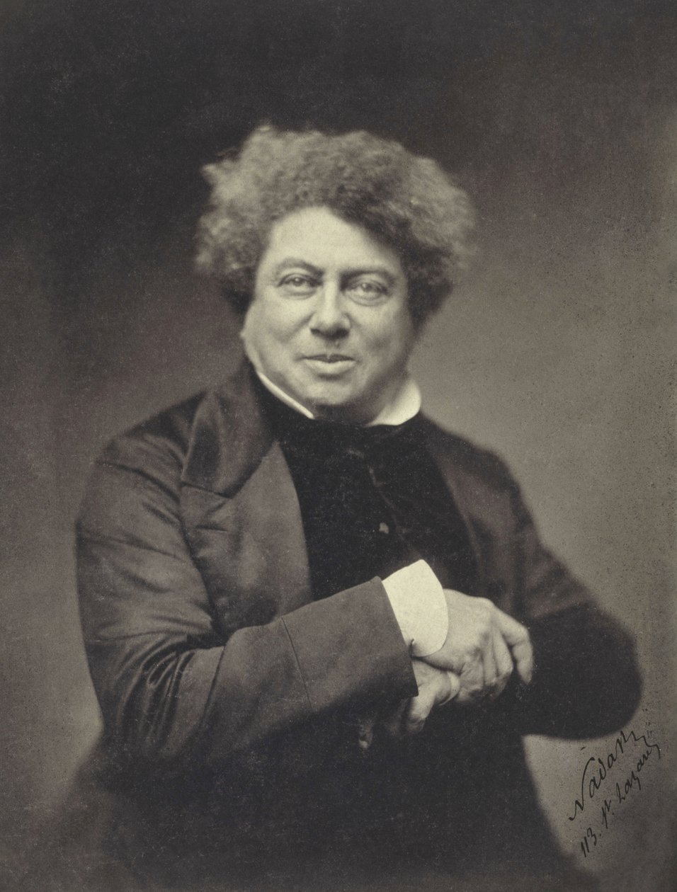 Alexander Dumas père (1802-1870) door Nadar