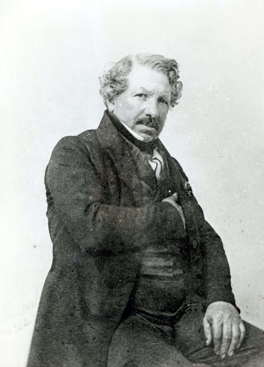 Portret van Louis-Jacques Daguerre (1787-1851) door Nadar