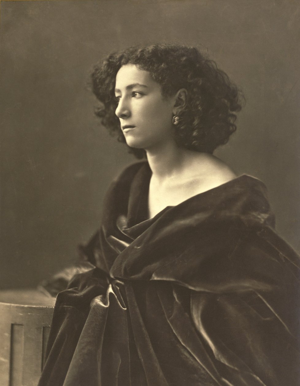 Sarah Bernhardt (1844-1924) Franse actrice, foto door Gaspard-Felix Tournachon aka Nadar door Nadar