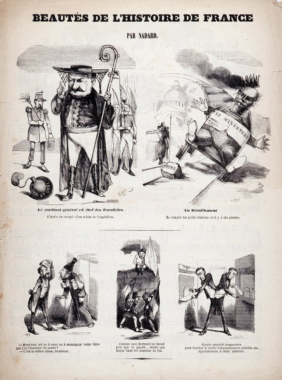 Schoonheden van de geschiedenis van Frankrijk door Nadar