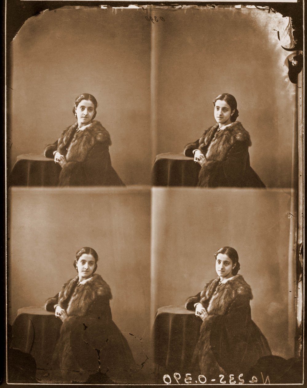 Portret van Adelina Patti, sopraan door Nadar