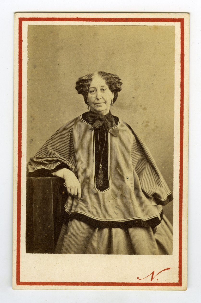 Portret van schrijver George Sand (1804-1876) door Nadar
