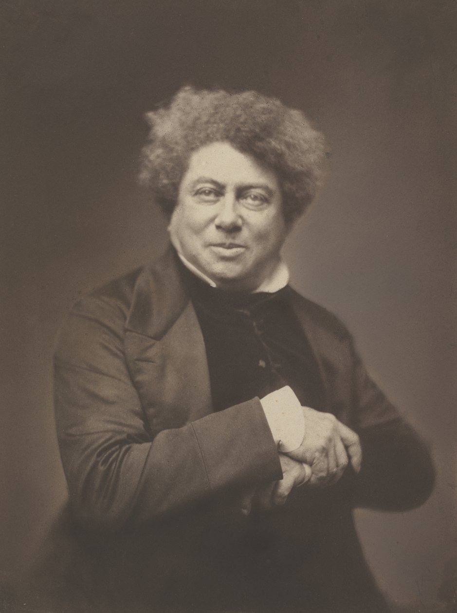 Alexandre Dumas père (1802-1870) door Nadar