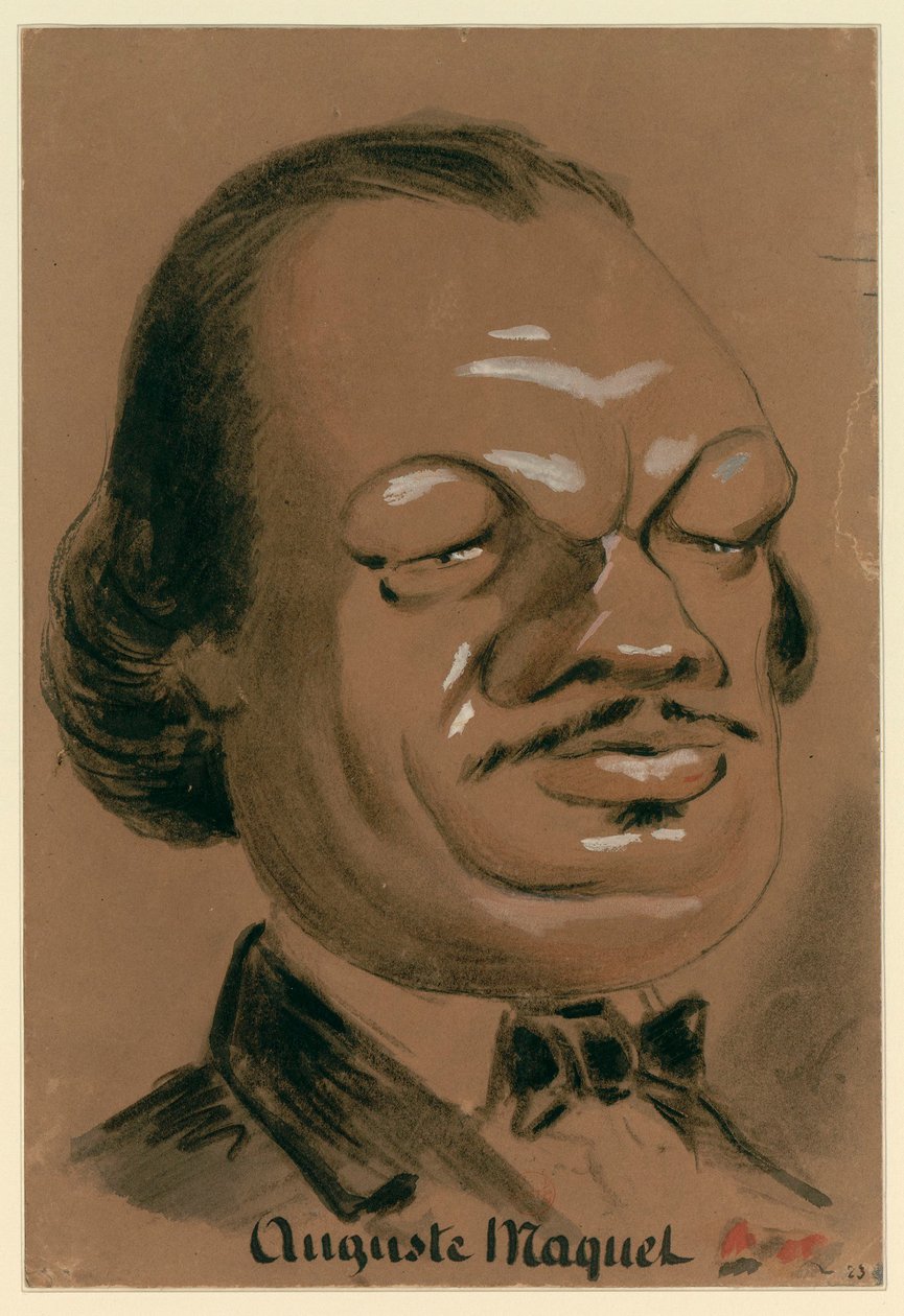 Auguste Maquet door Nadar door Nadar
