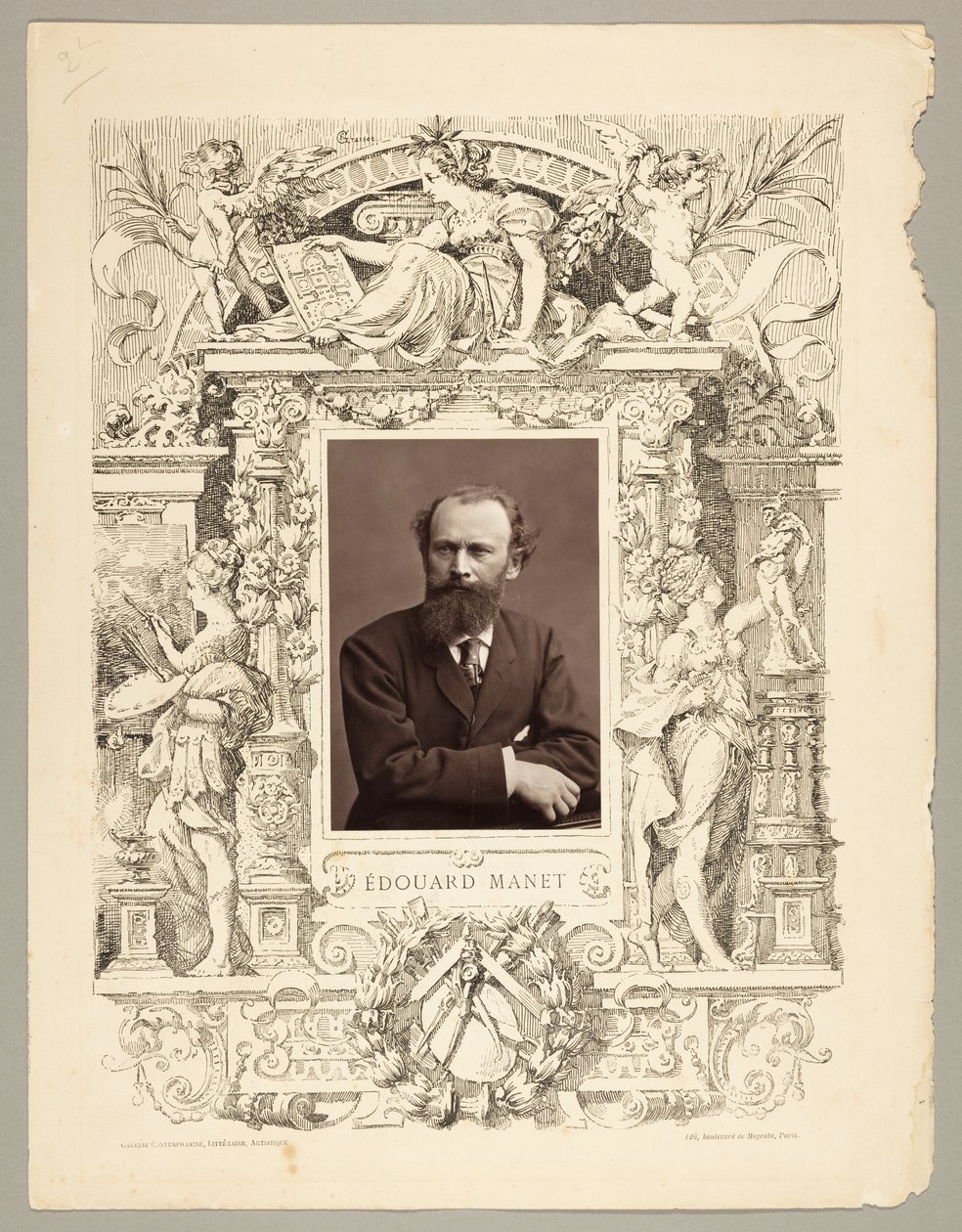 Édouard Manet (Franse schilder, 1832-1883) door Nadar