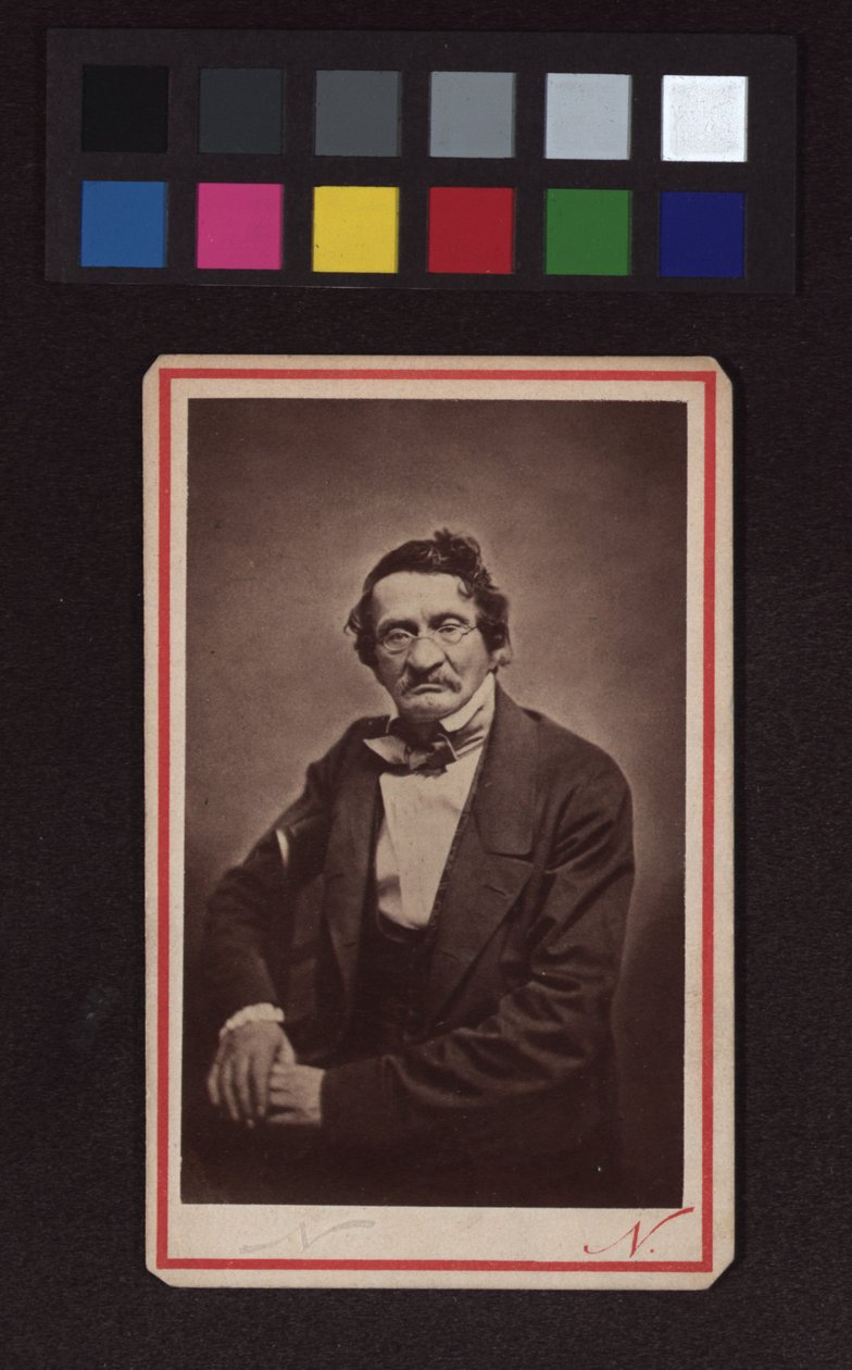 Moritz Gottlieb Saphir (1795-1858), schrijver, journalist, satiricus door Nadar