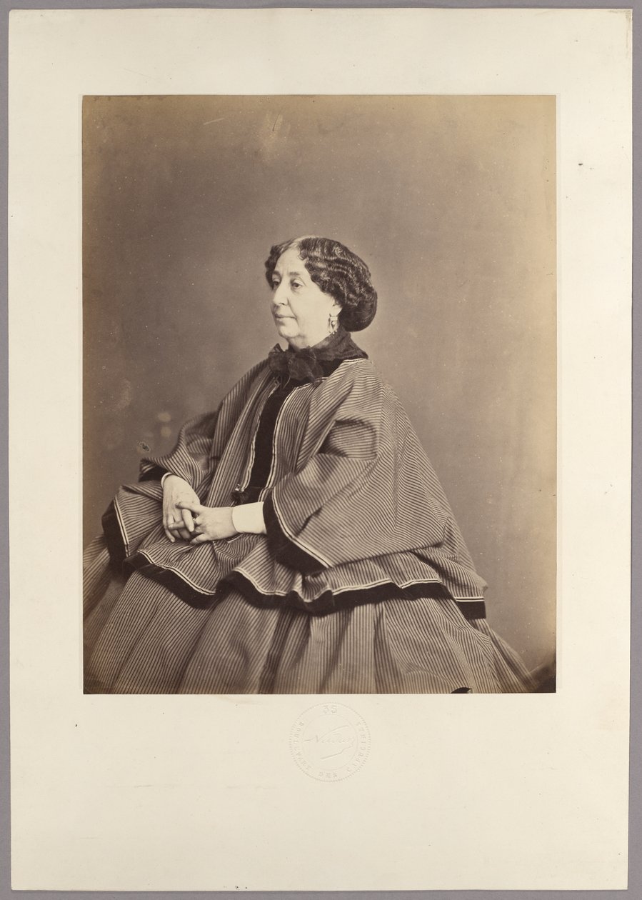De schrijfster George Sand door Nadar