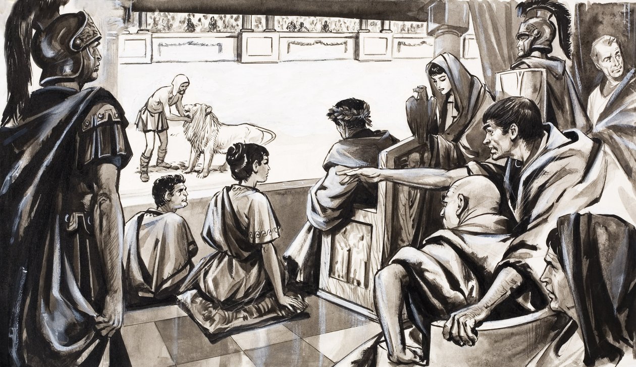 Androcles en de leeuw, uit 