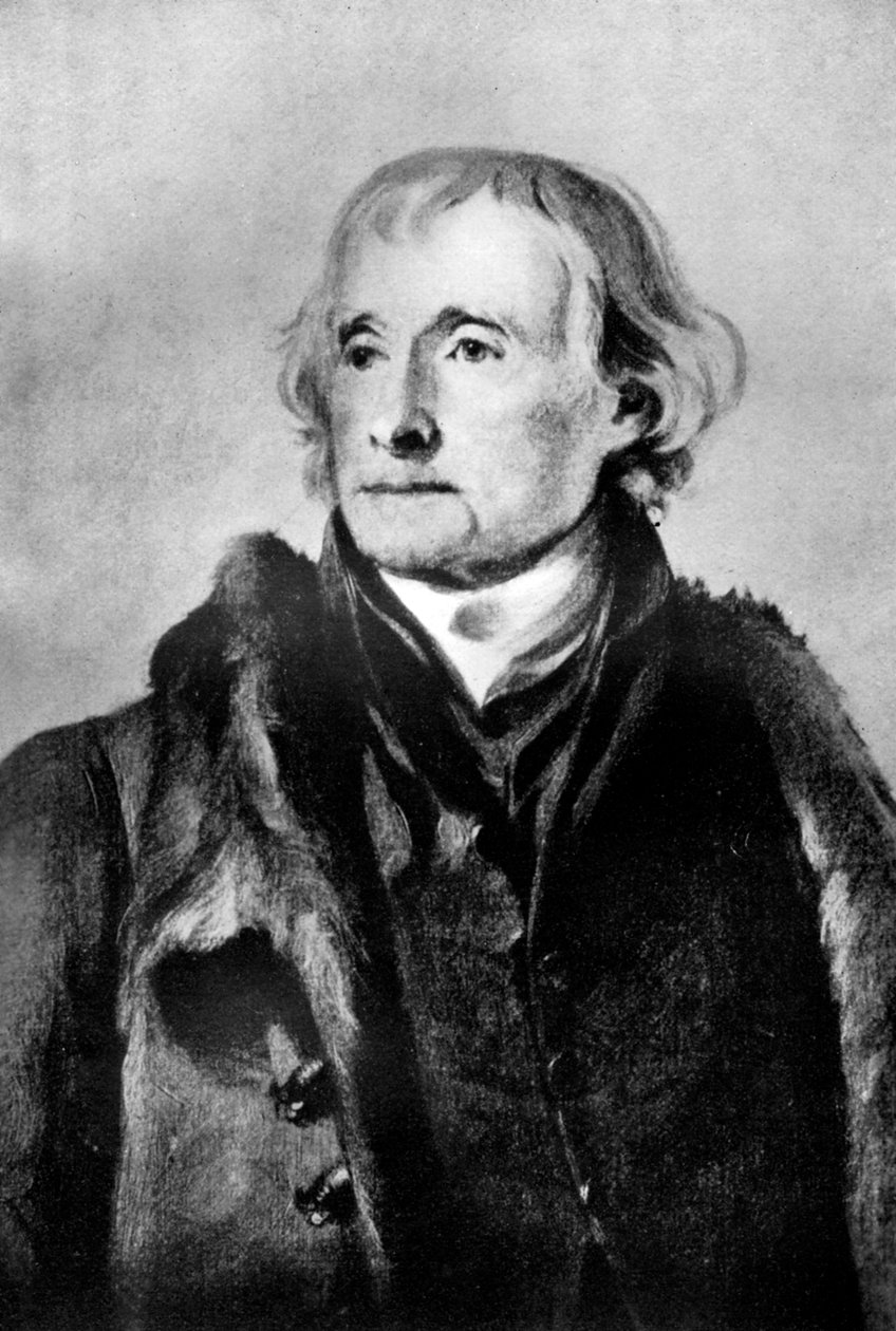 Thomas Jefferson, derde president van de Verenigde Staten, 1933 door Nancy Clifton M. Randolph