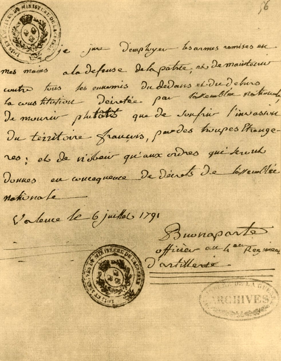 Napoleons Constitutionele Eed door Napoleon Bonaparte I