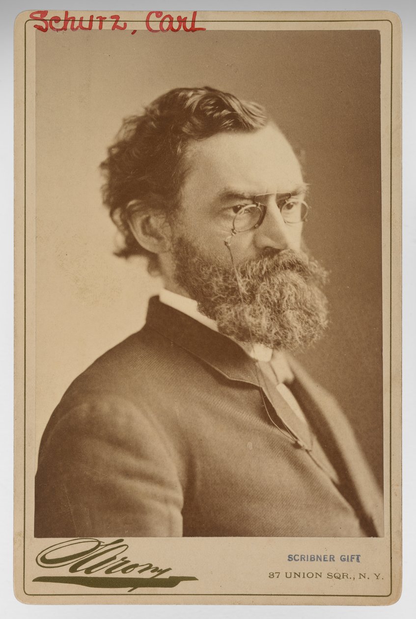 Carl Schurz door Napoleon Sarony