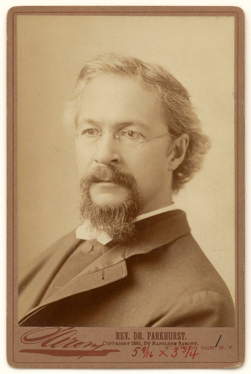 Charles Henry Parkhurst door Napoleon Sarony