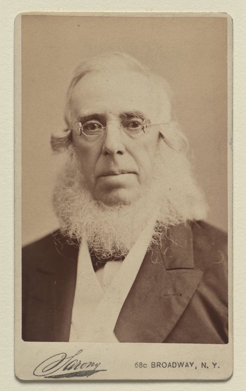 Peter Cooper door Napoleon Sarony