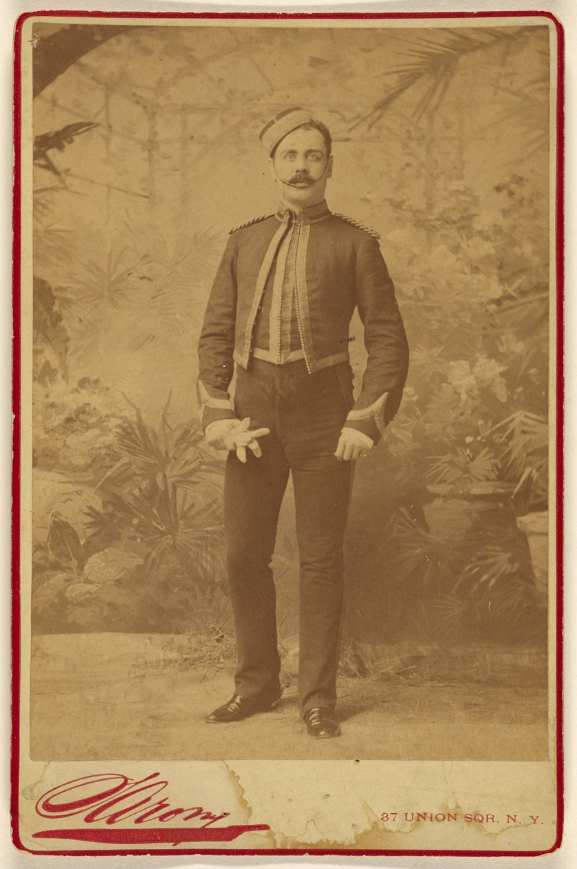 Wilton Lackaye door Napoleon Sarony