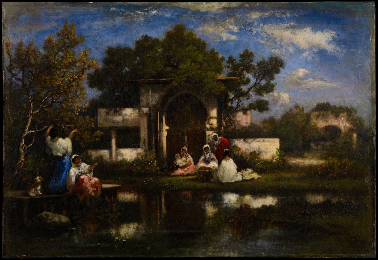 Serail, Constantinopel, 1865-75 door Narcisse Virgile Diaz de la Peña