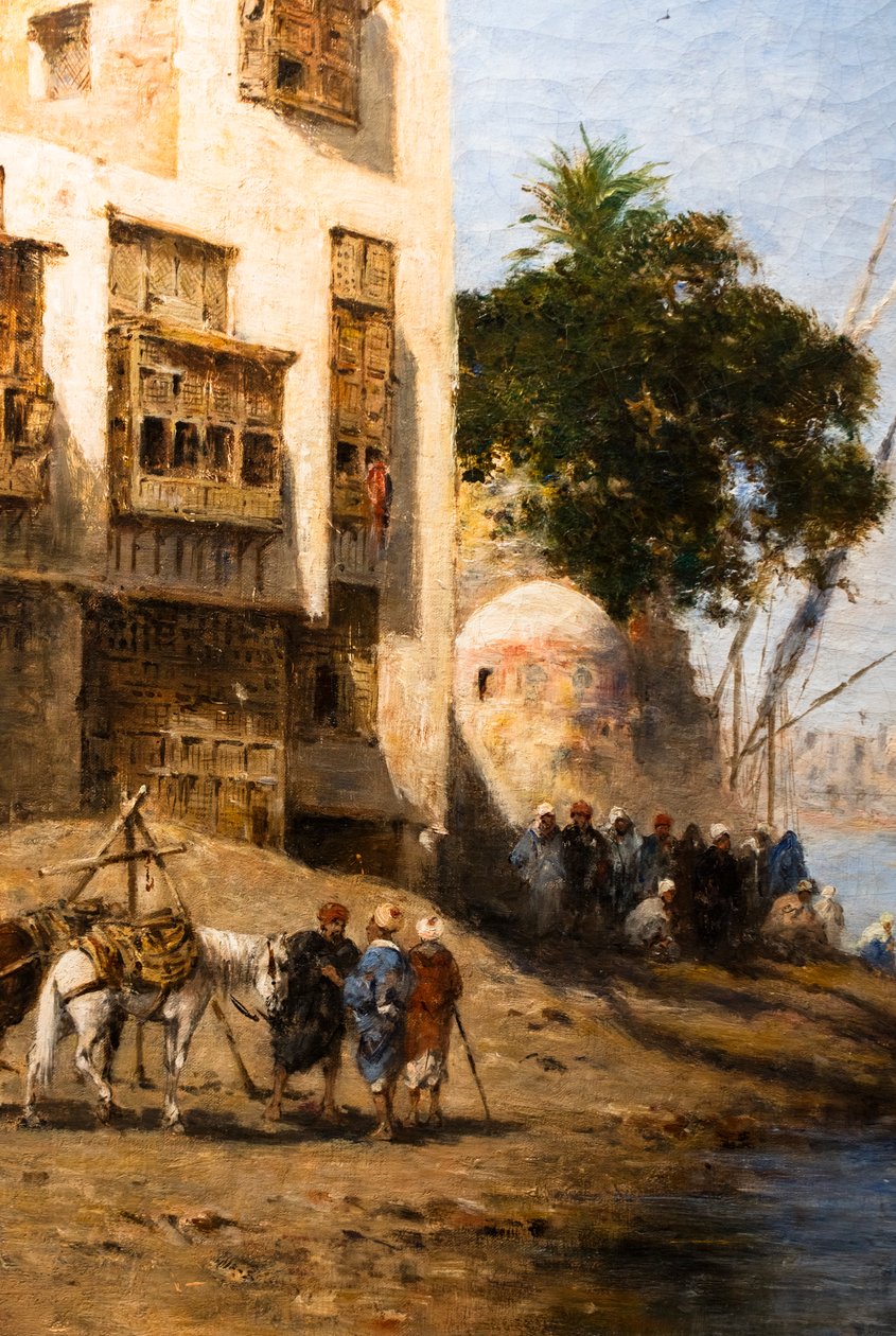 Wachten om aan boord te gaan door Narcisse Berchere