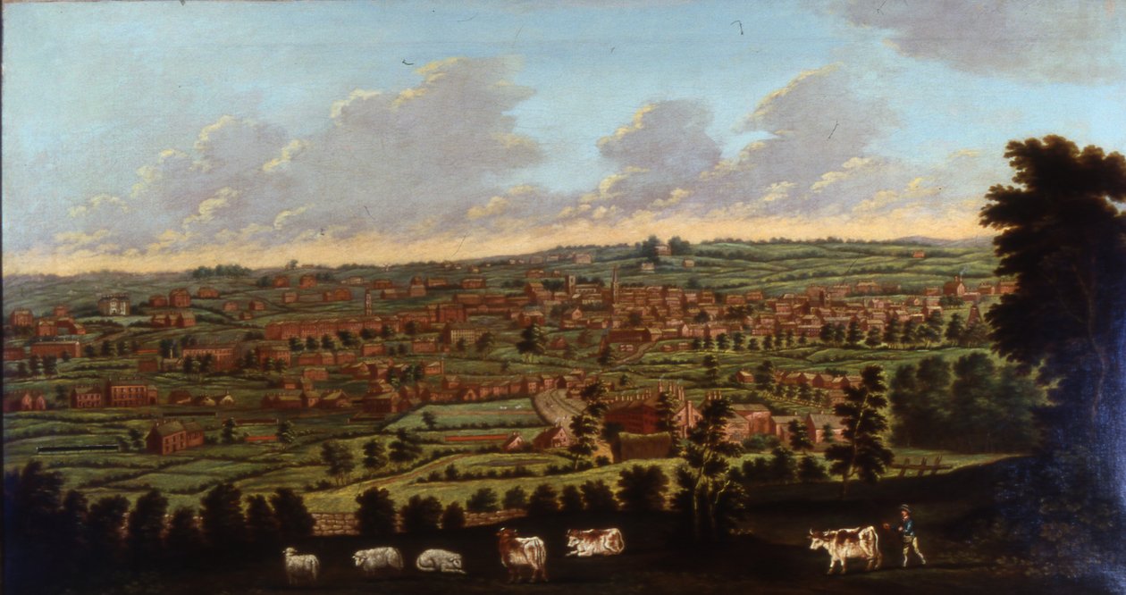 Halifax, Yorkshire, c.1798-1800 door Nathan Theodore Fielding