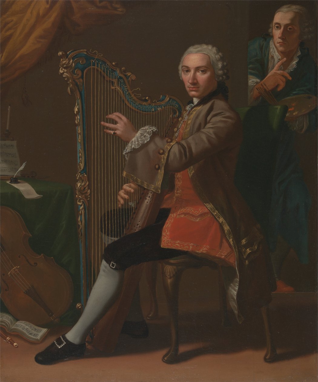 Cristiano Giuseppe Lidarti en Giovanni Battista Tempesti door Nathaniel Dance Holland