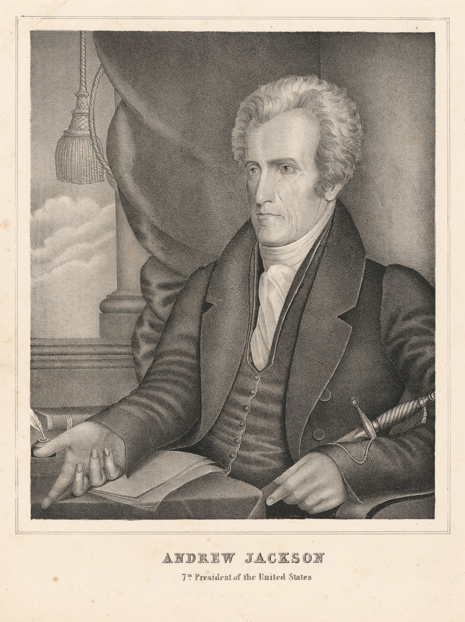 Andrew Jackson door Nathaniel Currier