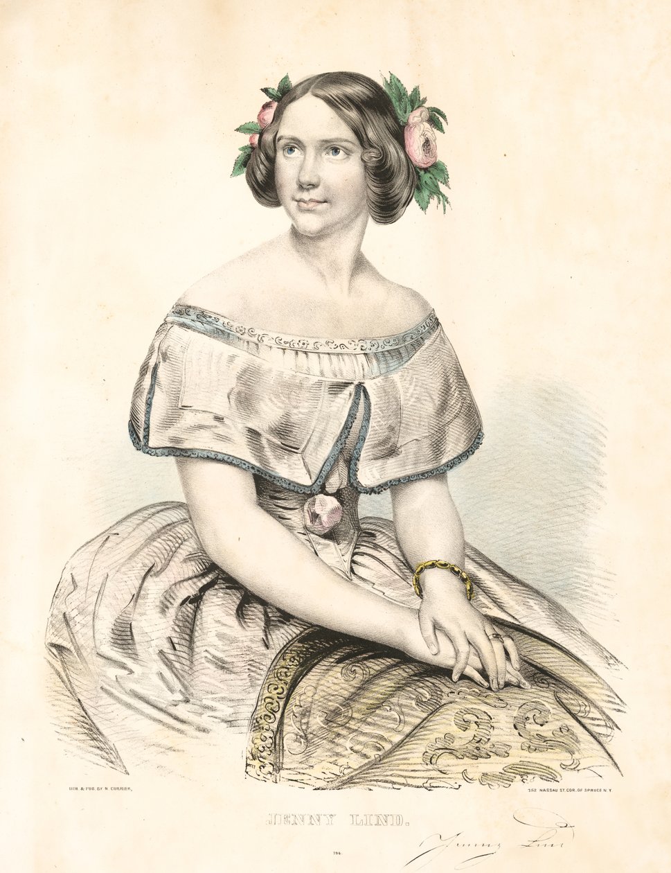 Jenny Lind door Nathaniel Currier
