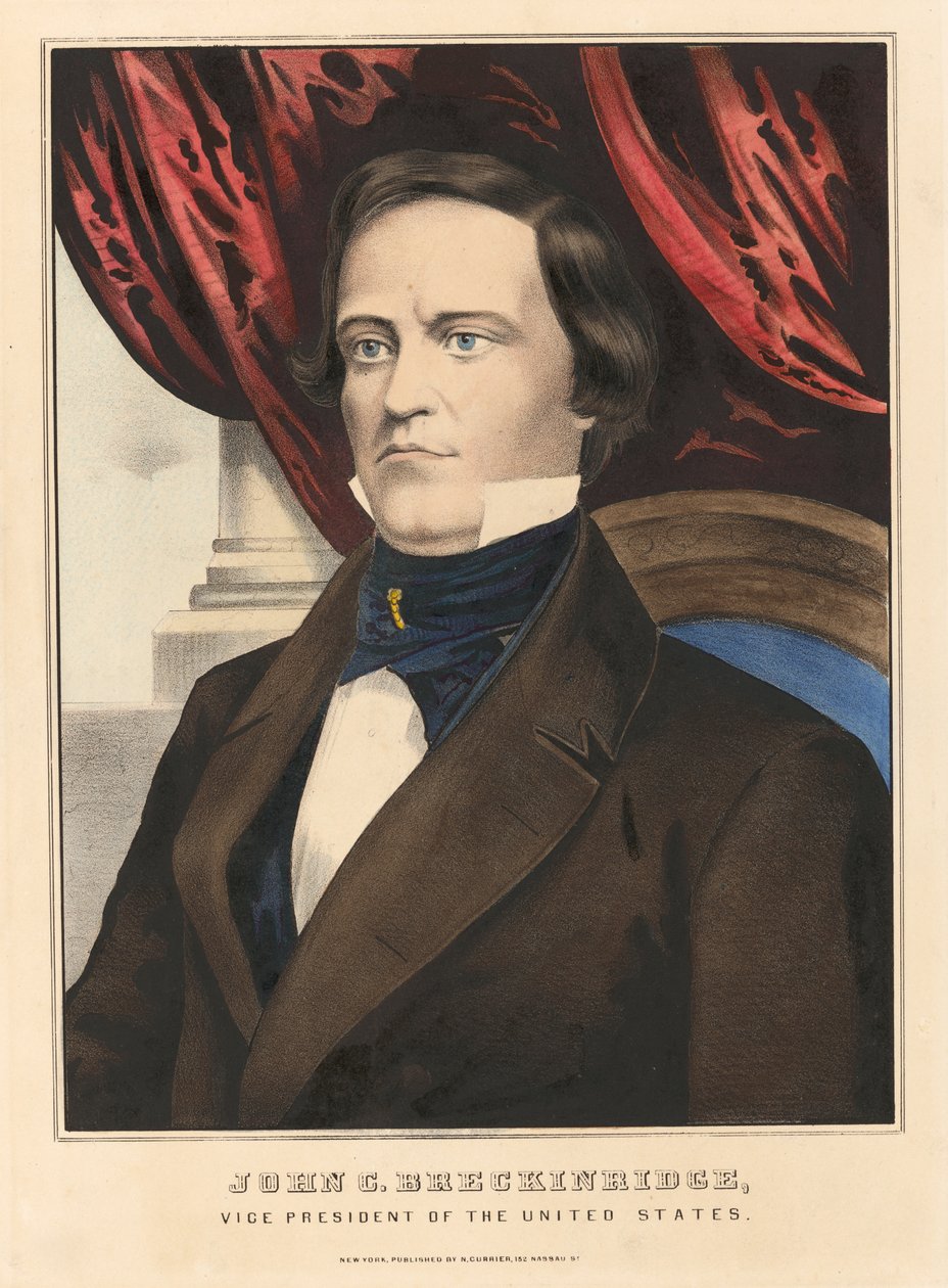John Cabell Breckinridge door Nathaniel Currier