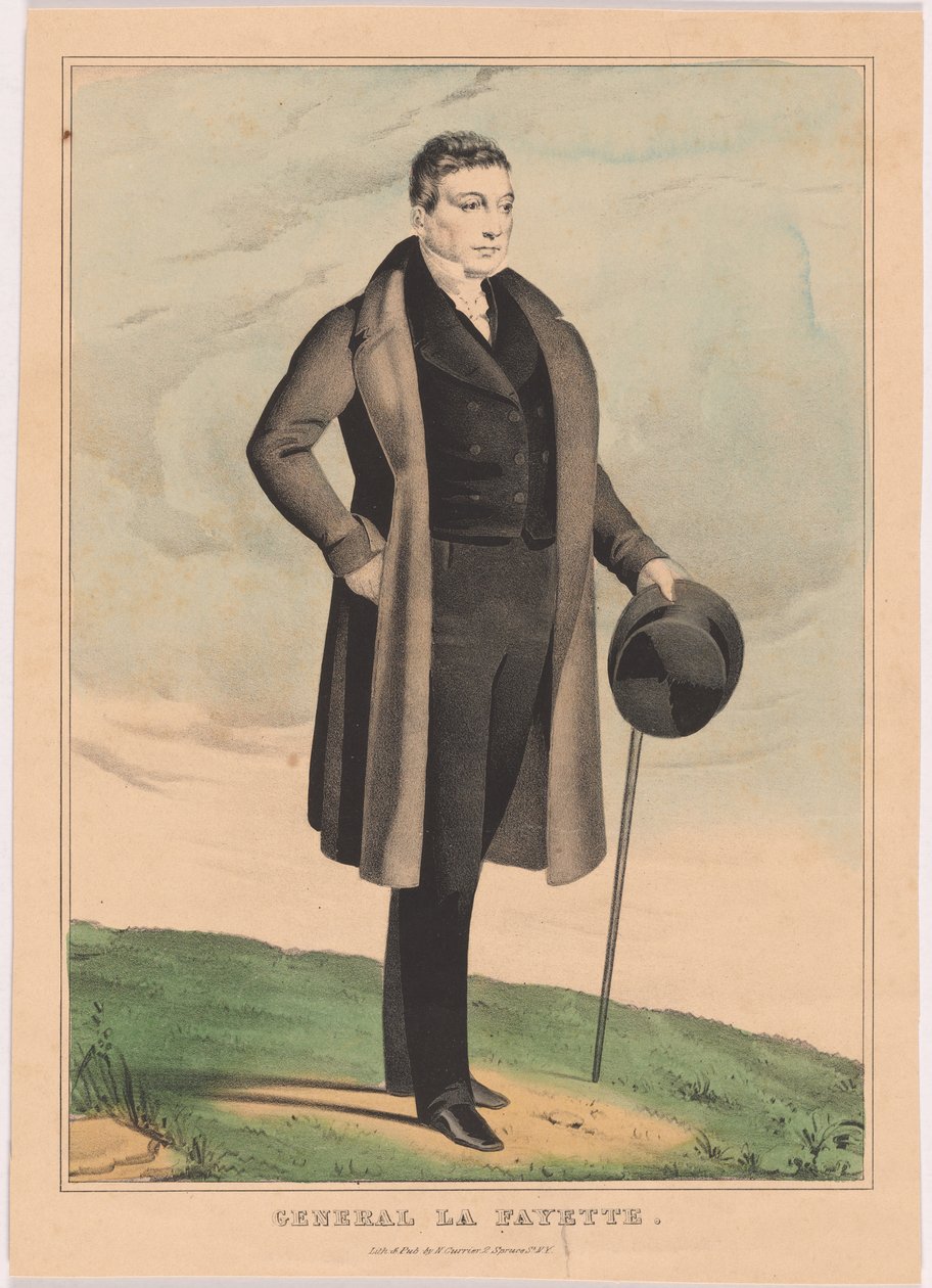 Markies De Lafayette door Nathaniel Currier