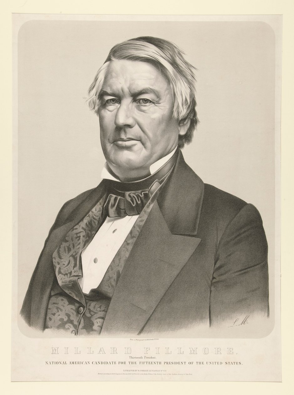 Millard Fillmore, Dertiende President door Nathaniel Currier