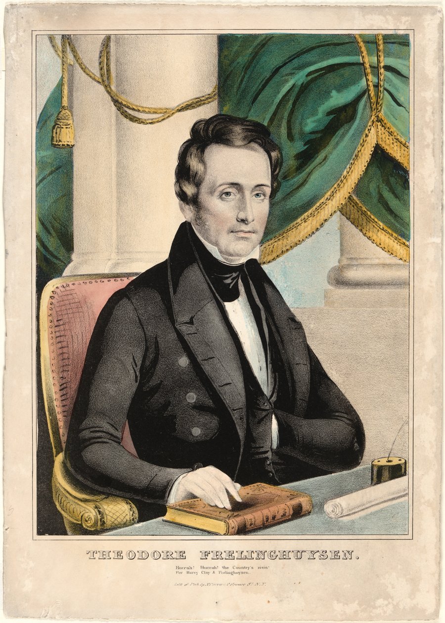 Theodore Frelinghuysen door Nathaniel Currier