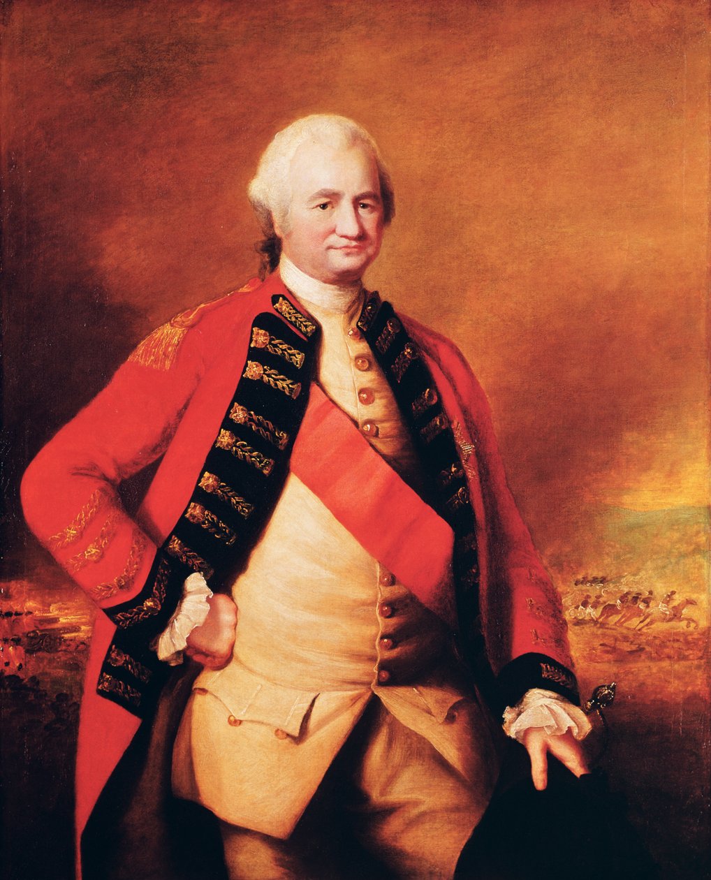 Robert Clive (1725-74) 1e Baron Clive, c.1773 door Nathaniel Dance Holland