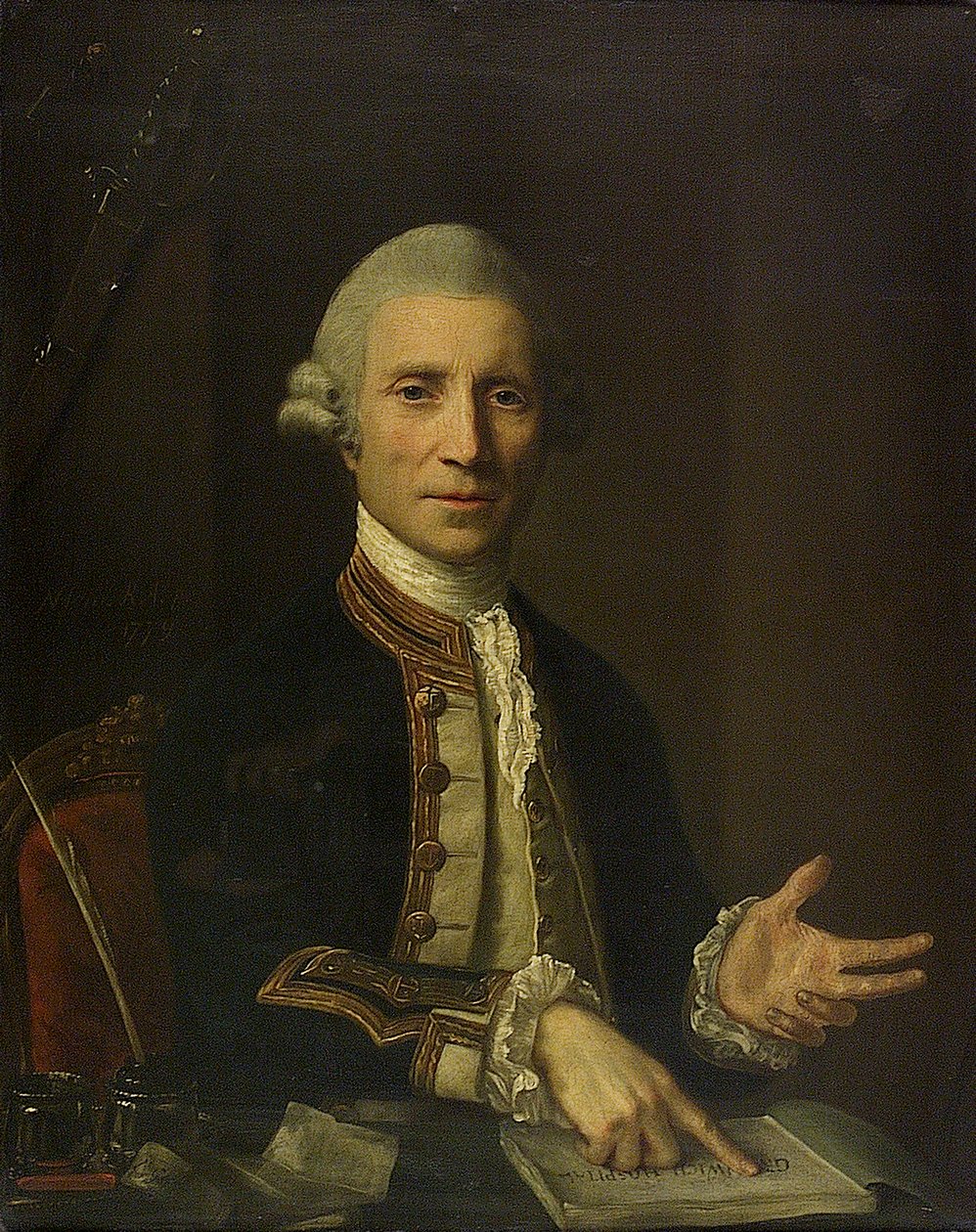 Kapitein Thomas Baillie (overleden 1802) door Nathaniel Hone