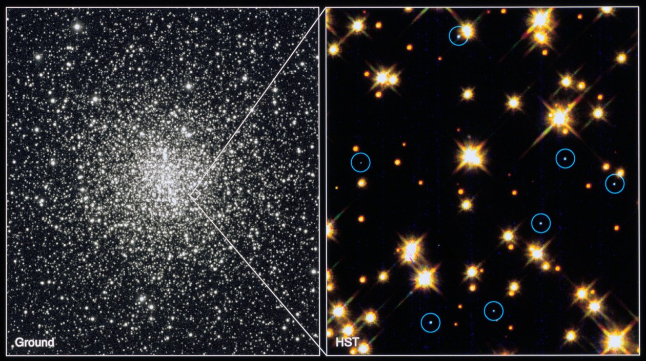 Witte dwergsterren in bolvormige cluster M4. H. Bond (STSCI). door National Aeronautics and Space Administration National Aeronautics and Space Administration